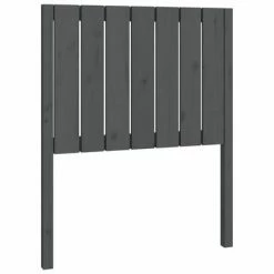 VidaXL Tête de lit Gris 80,5x4x100 cm Bois massif de pin