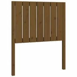 VidaXL Tête de lit Marron miel 80,5x4x100 cm Bois massif de pin