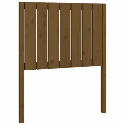 VidaXL Tête de lit Marron miel 80,5x4x100 cm Bois massif de pin 3 VidaXL Tête de lit Marron miel 80,5x4x100 cm Bois massif de pin