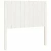 VidaXL Tête de lit Blanc 95,5x4x100 cm Bois massif de pin -Têtes et pieds de lit Soldes image 2 818851