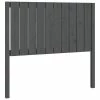 VidaXL Tête de lit Gris 105,5x4x100 cm Bois massif de pin