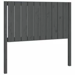 VidaXL Tête de lit Gris 105,5x4x100 cm Bois massif de pin