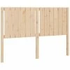 VidaXL Tête de lit 140,5x4x100 cm Bois massif de pin -Têtes et pieds de lit Soldes image 2 818865