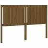 VidaXL Tête de lit Marron miel 140,5x4x100 cm Bois massif de pin -Têtes et pieds de lit Soldes image 2 818868