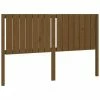 VidaXL Tête de lit Marron miel 155,5x4x100 cm Bois massif de pin -Têtes et pieds de lit Soldes image 2 818878