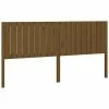 VidaXL Tête de lit Marron miel 185,5x4x100 cm Bois massif de pin -Têtes et pieds de lit Soldes image 2 818888