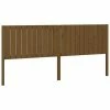 VidaXL Tête de lit Marron miel 205,5x4x100 cm Bois massif de pin -Têtes et pieds de lit Soldes image 2 818893