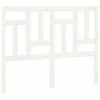 VidaXL Tête de lit Blanc 155,5x4x100 cm Bois massif de pin -Têtes et pieds de lit Soldes image 2 818976