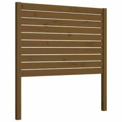 VidaXL Tête de lit Marron miel 81x4x100 cm Bois massif de pin