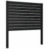 VidaXL Tête de lit Noir 81x4x100 cm Bois massif de pin 1 VidaXL Tête de lit Noir 81x4x100 cm Bois massif de pin -Têtes et pieds de lit Soldes image 2 818999