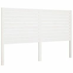 Têtes et pieds de lit Soldes 14 VidaXL Tête de lit Blanc 141x4x100 cm Bois massif de pin