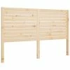 VidaXL Tête de lit 156x4x100 cm Bois massif de pin -Têtes et pieds de lit Soldes image 2 819025