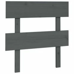 VidaXL Tête de lit Gris 93,5x3x81 cm Bois massif de pin
