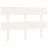 VidaXL Tête de lit Blanc 138x3x81 cm Bois massif de pin 2 VidaXL Tête de lit Blanc 138x3x81 cm Bois massif de pin -Têtes et pieds de lit Soldes image 2 819066