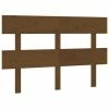 VidaXL Tête de lit Marron miel 138x3x81 cm Bois massif de pin -Têtes et pieds de lit Soldes image 2 819068