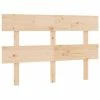 VidaXL Tête de lit 164x3x81 cm Bois massif de pin -Têtes et pieds de lit Soldes image 2 819080