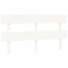VidaXL Tête de lit Blanc 164x3x81 cm Bois massif de pin 1 VidaXL Tête de lit Blanc 164x3x81 cm Bois massif de pin -Têtes et pieds de lit Soldes image 2 819081