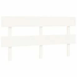 VidaXL Tête de lit Blanc 164x3x81 cm Bois massif de pin
