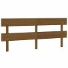 VidaXL Tête de lit Marron miel 184x3x81 cm Bois massif de pin -Têtes et pieds de lit Soldes image 2 819088
