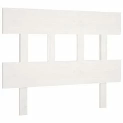VidaXL Tête de lit Blanc 103,5x3x81 cm Bois massif de pin