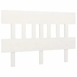 VidaXL Tête de lit Blanc 143,5x3x81 cm Bois massif de pin
