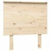 VidaXL Tête de lit 79x6x82,5 cm Bois massif de pin -Têtes et pieds de lit Soldes image 2 819145