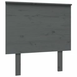 VidaXL Tête de lit Gris 79x6x82,5 cm Bois massif de pin