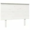 VidaXL Tête de lit Blanc 104x6x82,5 cm Bois massif de pin