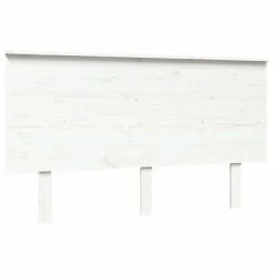 VidaXL Tête de lit Blanc 139x6x82,5 cm Bois massif de pin