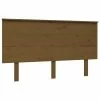 VidaXL Tête de lit Marron miel 139x6x82,5 cm Bois massif de pin -Têtes et pieds de lit Soldes image 2 819168
