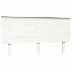 VidaXL Tête de lit Blanc 154x6x82,5 cm Bois massif de pin