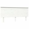 VidaXL Tête de lit Blanc 164x6x82,5 cm Bois massif de pin 2 VidaXL Tête de lit Blanc 164x6x82,5 cm Bois massif de pin -Têtes et pieds de lit Soldes image 2 819181
