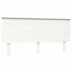 VidaXL Tête de lit Blanc 164x6x82,5 cm Bois massif de pin