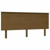 VidaXL Tête de lit Marron miel 164x6x82,5 cm Bois massif de pin -Têtes et pieds de lit Soldes image 2 819183