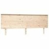 VidaXL Tête de lit 204x6x82,5 cm Bois massif de pin -Têtes et pieds de lit Soldes image 2 819190