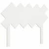VidaXL Tête de lit Blanc 104x3x80,5 cm Bois massif de pin 2 VidaXL Tête de lit Blanc 104x3x80,5 cm Bois massif de pin -Têtes et pieds de lit Soldes image 2 819206