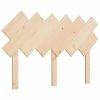 VidaXL Tête de lit 122,5x3x80,5 cm Bois massif de pin -Têtes et pieds de lit Soldes image 2 819210