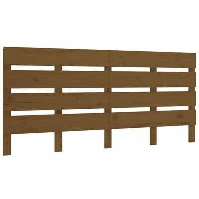 VidaXL Tête de lit Marron miel 140x3x80 cm Bois massif de pin 3 VidaXL Tête de lit Marron miel 140x3x80 cm Bois massif de pin