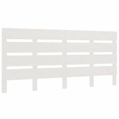 VidaXL Tête de lit Blanc 160x3x80 cm Bois massif de pin 3 VidaXL Tête de lit Blanc 160x3x80 cm Bois massif de pin