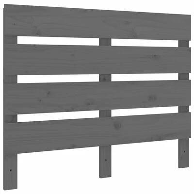 VidaXL Tête de lit Gris 75x3x80 cm Bois massif de pin 3 VidaXL Tête de lit Gris 75x3x80 cm Bois massif de pin