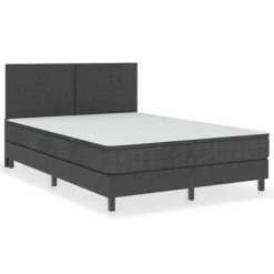 VidaXL Tête de lit Gris foncé Tissu 160x200 cm -Têtes et pieds de lit Soldes image 3 287469