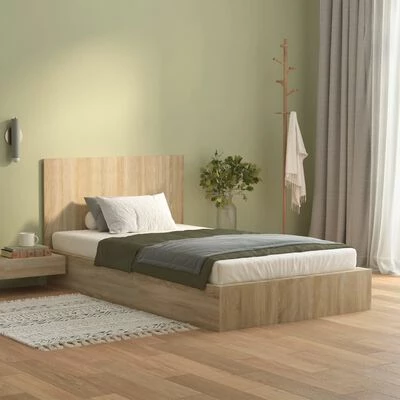VidaXL Tête de lit Chêne sonoma 120x1,5x80 cm Bois d'ingénierie 5 VidaXL Tête de lit Chêne sonoma 120x1,5x80 cm Bois d'ingénierie – Image 3