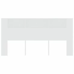 VidaXL Armoire de tête de lit Blanc 200x18,5x104,5 cm -Têtes et pieds de lit Soldes image 3 811952