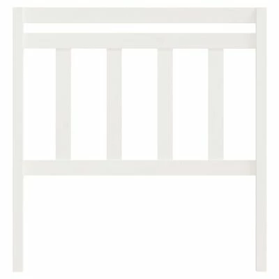 VidaXL Tête de lit Blanc 96x4x100 cm Bois massif de pin 5 VidaXL Tête de lit Blanc 96x4x100 cm Bois massif de pin – Image 3