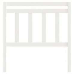 VidaXL Tête de lit Blanc 106x4x100 cm Bois massif de pin -Têtes et pieds de lit Soldes image 3 814080