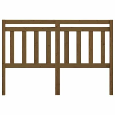 VidaXL Tête de lit Marron miel 140x4x100 cm Bois massif de pin 5 VidaXL Tête de lit Marron miel 140x4x100 cm Bois massif de pin – Image 3