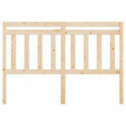 VidaXL Tête de lit 156x4x100 cm Bois massif de pin -Têtes et pieds de lit Soldes image 3 814099