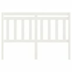 VidaXL Tête de lit Blanc 166x4x100 cm Bois massif de pin -Têtes et pieds de lit Soldes image 3 814105