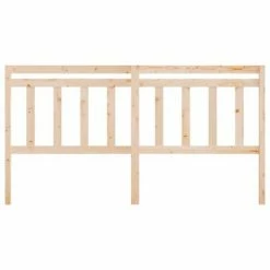 VidaXL Tête de lit 186x4x100 cm Bois massif de pin -Têtes et pieds de lit Soldes image 3 814109