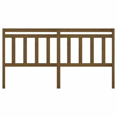 VidaXL Tête de lit Marron miel 206x4x100 cm Bois massif de pin 5 VidaXL Tête de lit Marron miel 206x4x100 cm Bois massif de pin – Image 3